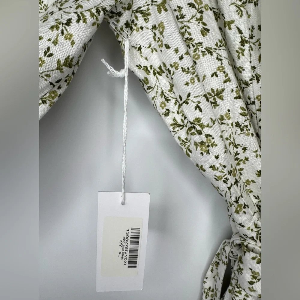 Reformation Mint Linen Dress - Picture 7 of 17
